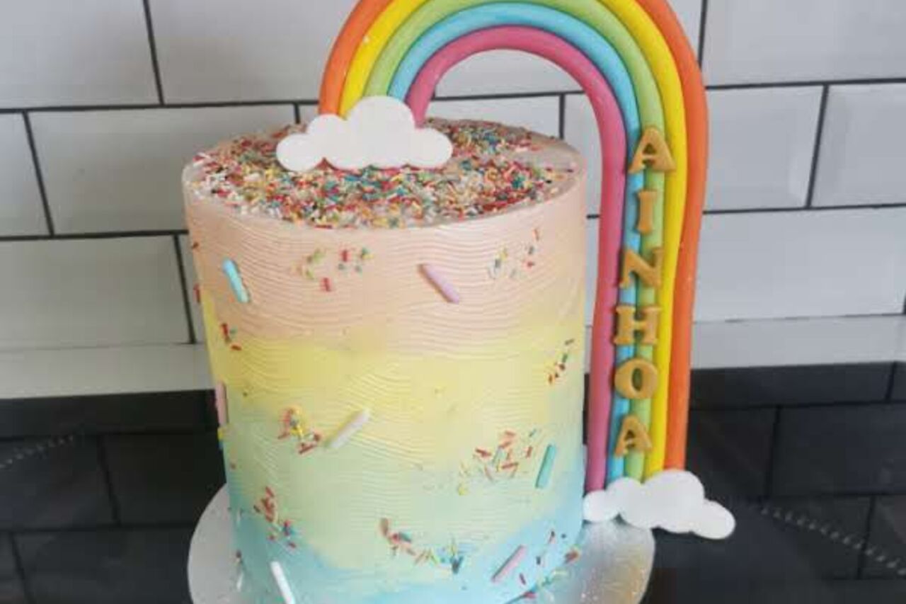 Gâteau Arc en ciel