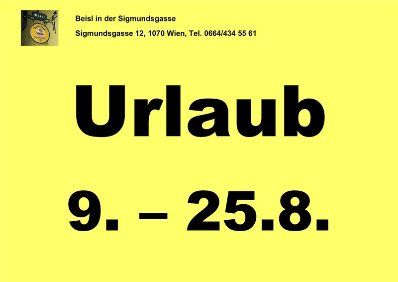 Urlaub