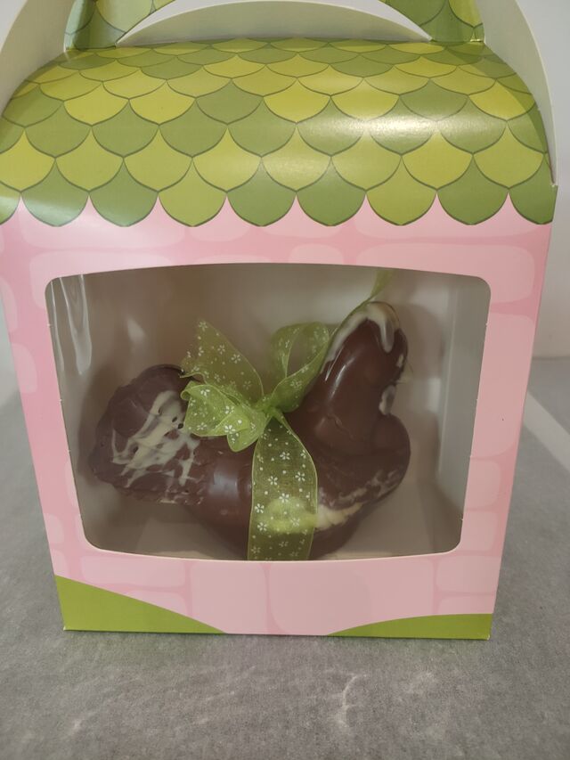 Grosse poule chocolat lait ou noir