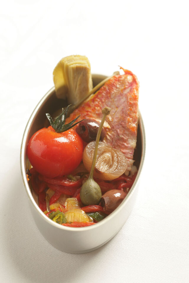 Filet de rouget sur cocktail