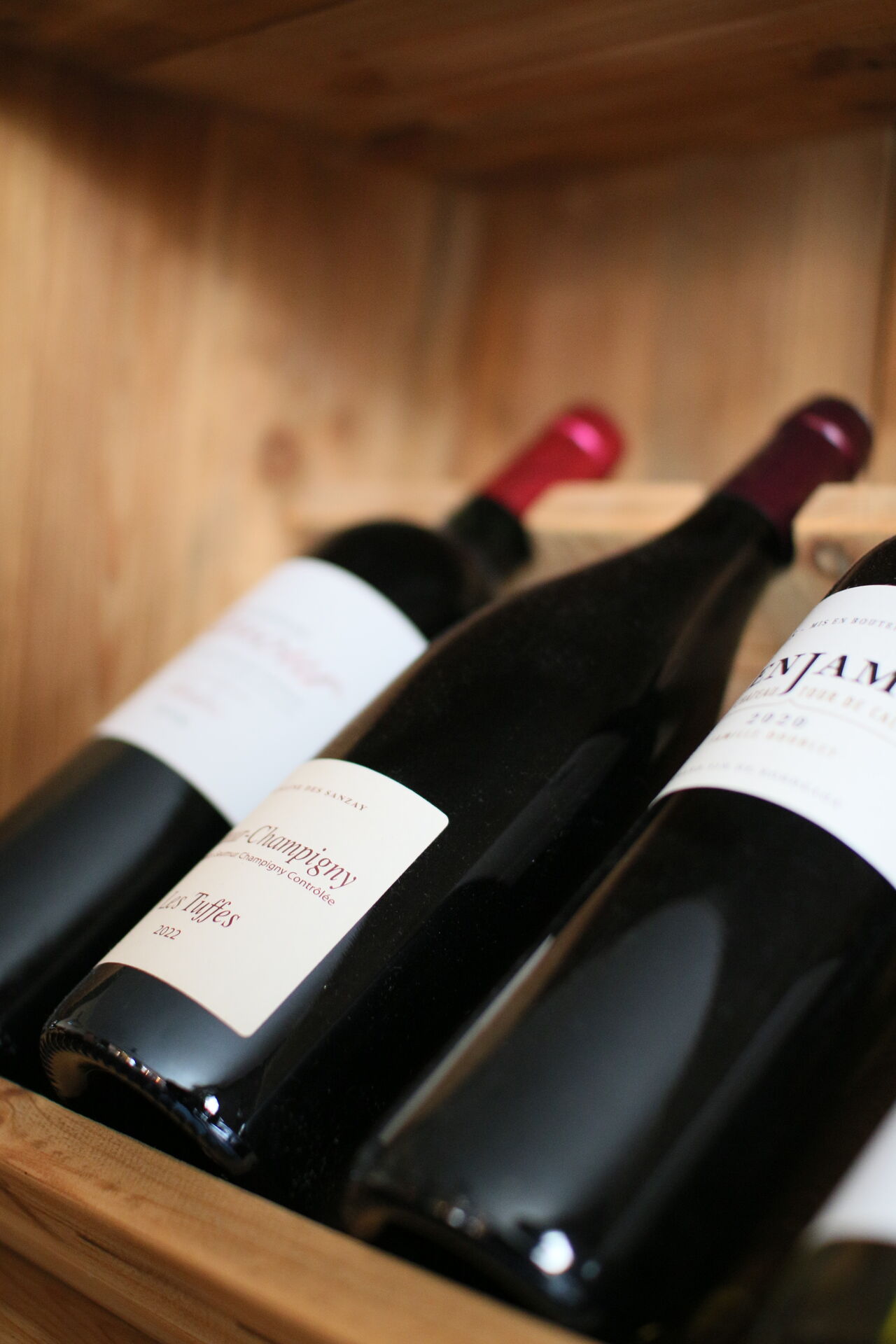 Bouteilles de vin