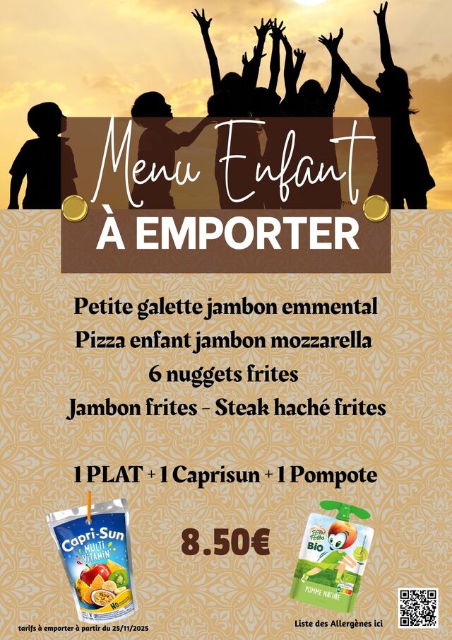 Menu enfant