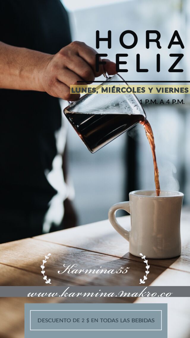 Lunes ,Miercoles , Viernes
Te damos alegría!!
Hace que tu semana sea una semana Feliz