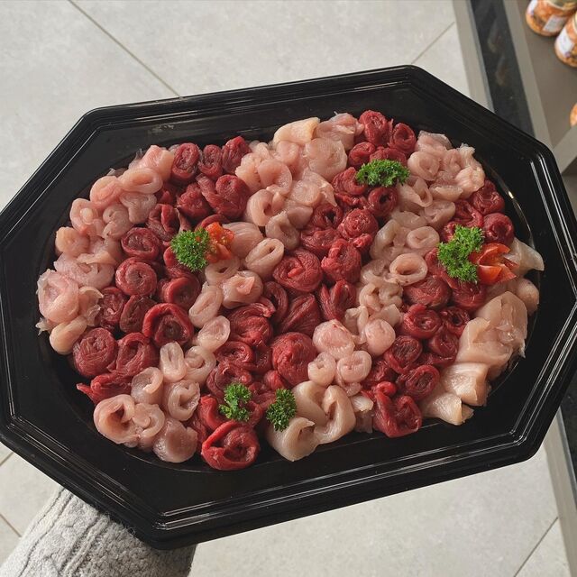 Plateaux de fondue chinoise (boeuf, volaille, veau..)
Prix selon les poids