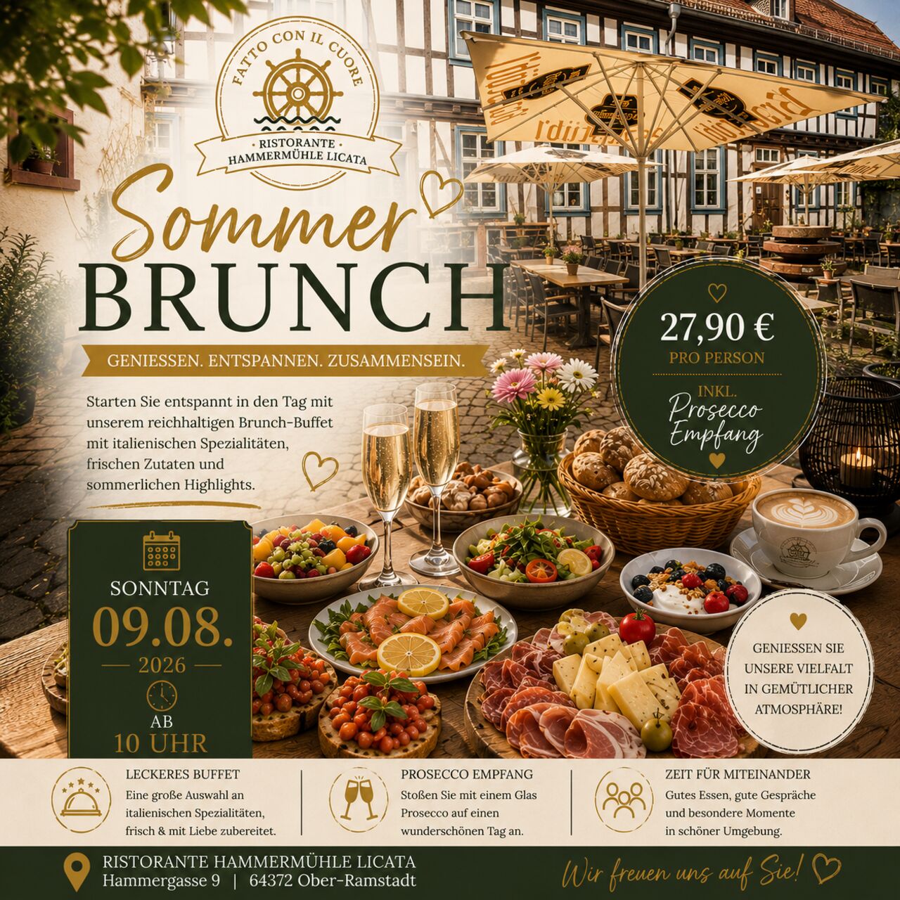 Brunch in der Hammermühle