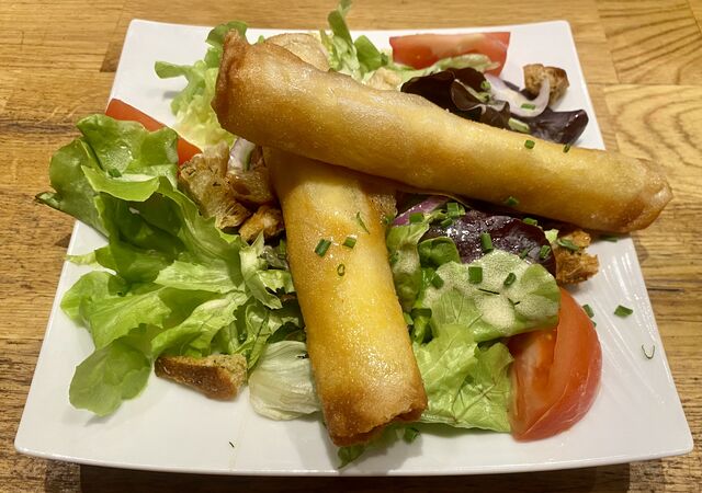 Croustillant de chèvre et miel