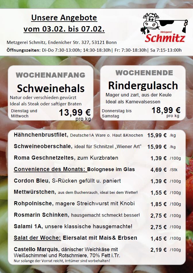 Unser Angebot für diese Woche: