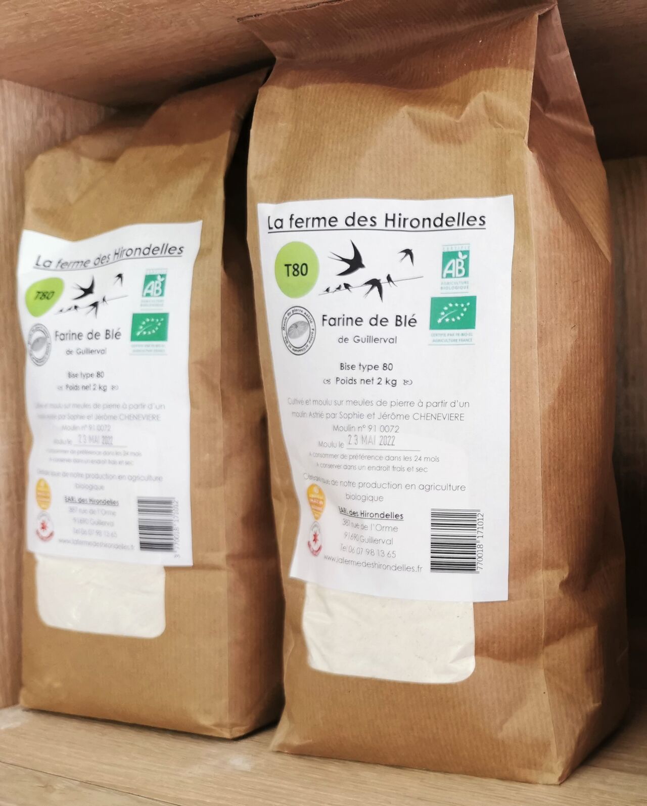 Farine de la Ferme des Hirondelles.