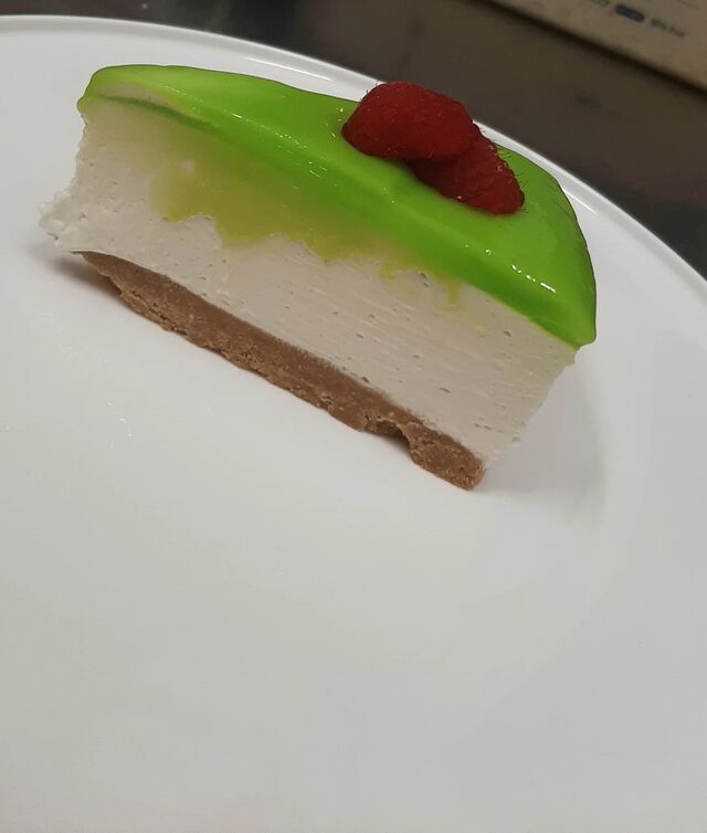 Dessert di nostra produzione: cheesecake al bergamotto