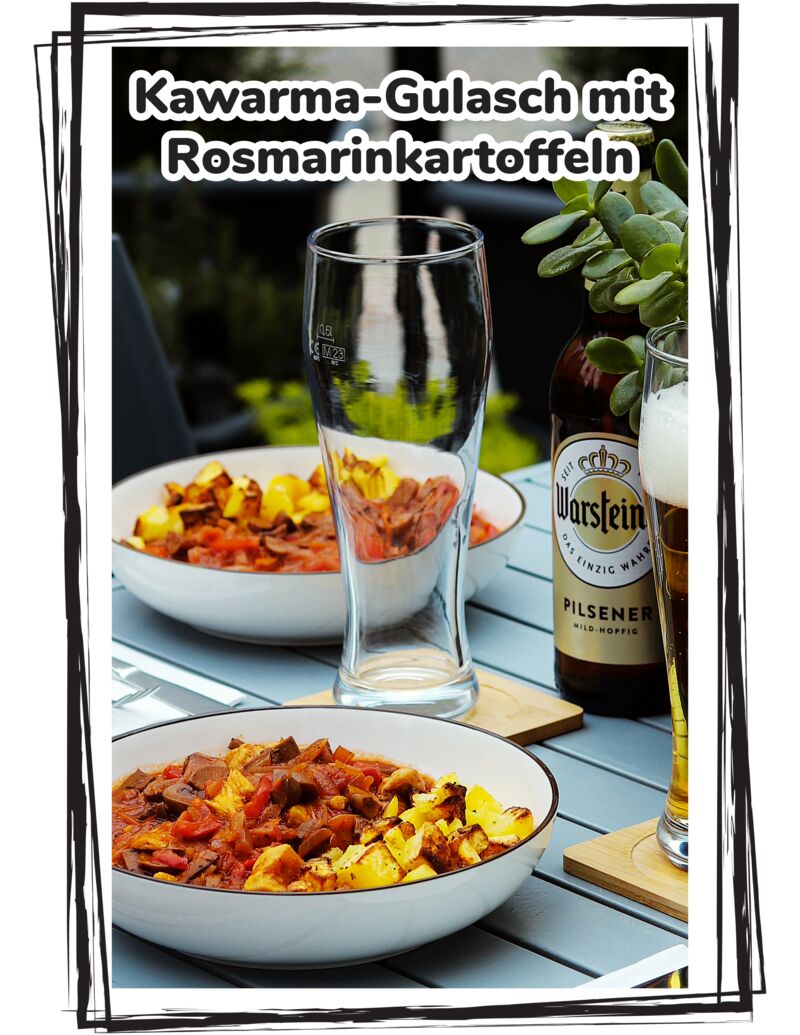 Kawarma-Gulasch ind Kl.Salat