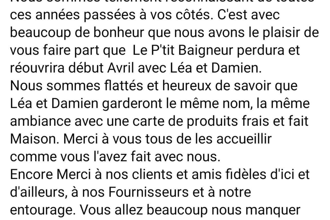 Fermé exceptionnellement