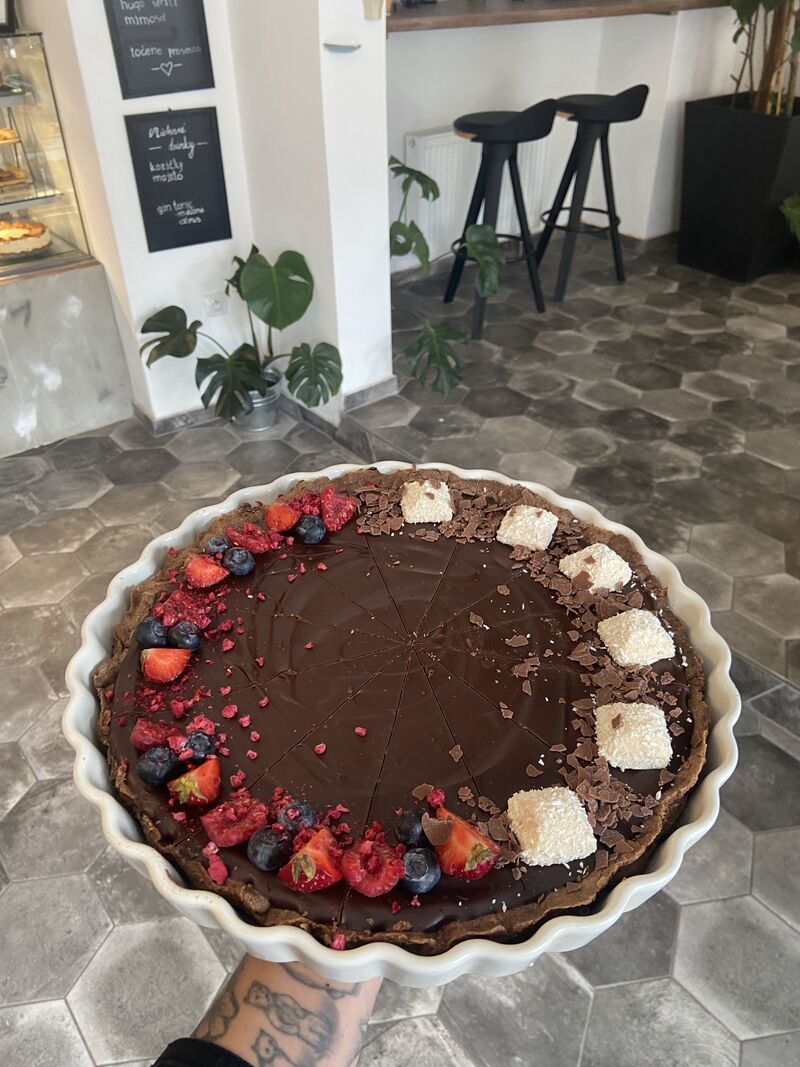 Čokoládový tart