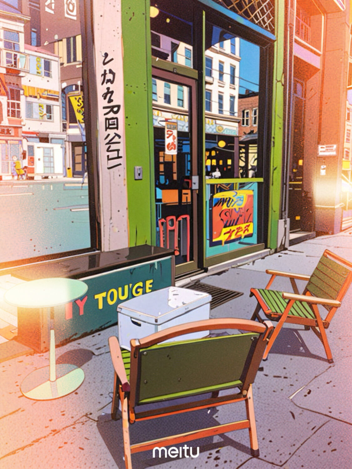 Notre petit terrasse