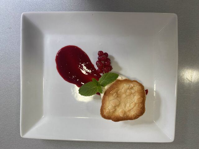 Parfait glacé au muscat de Rivesaltes