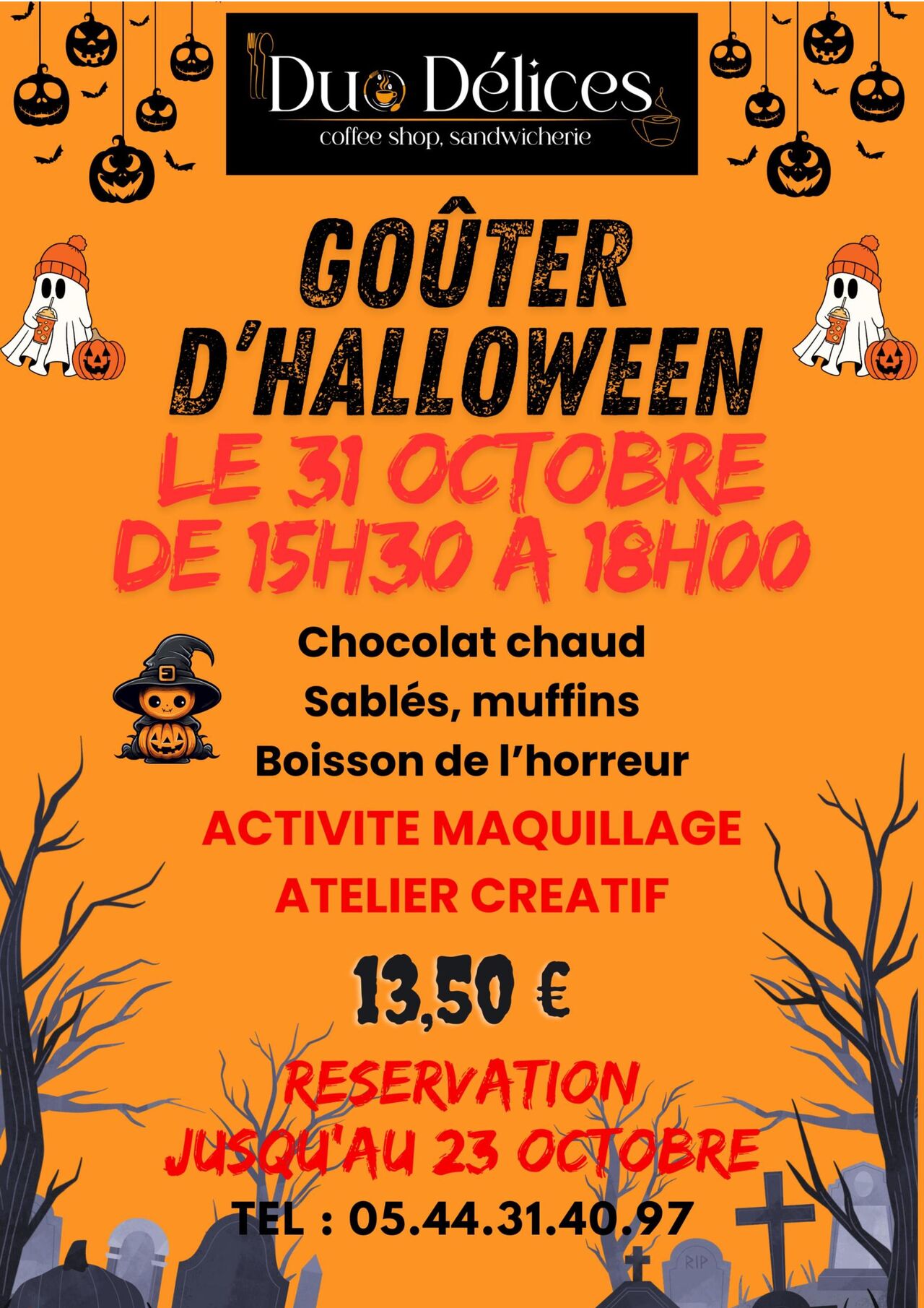GOÛTER D'HALLOWEEN