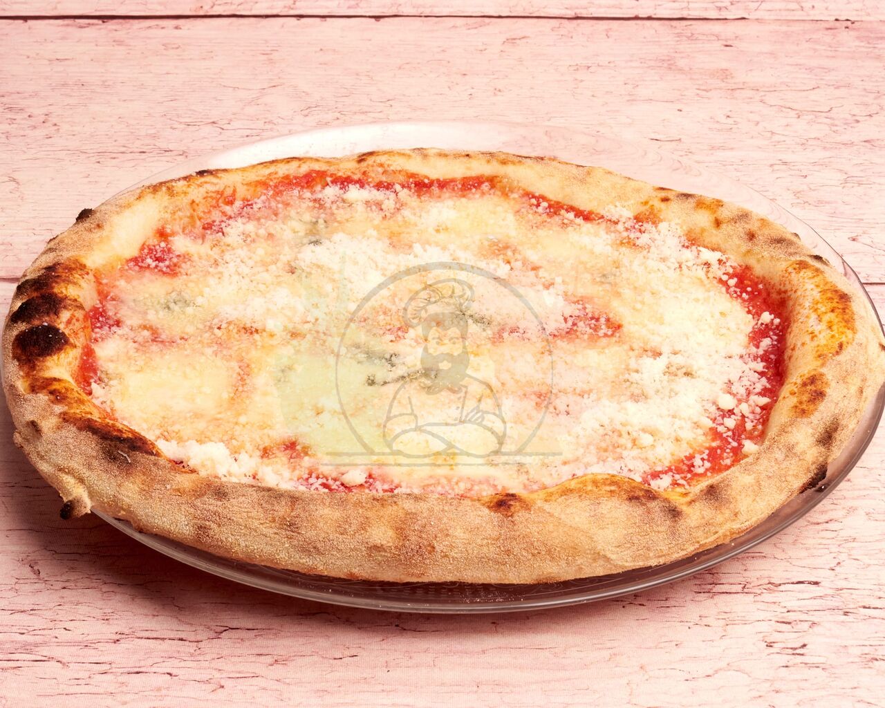 QUATTRO FORMAGGI
tomate, mozzarella, scamorza, gorgonzola, parmesan