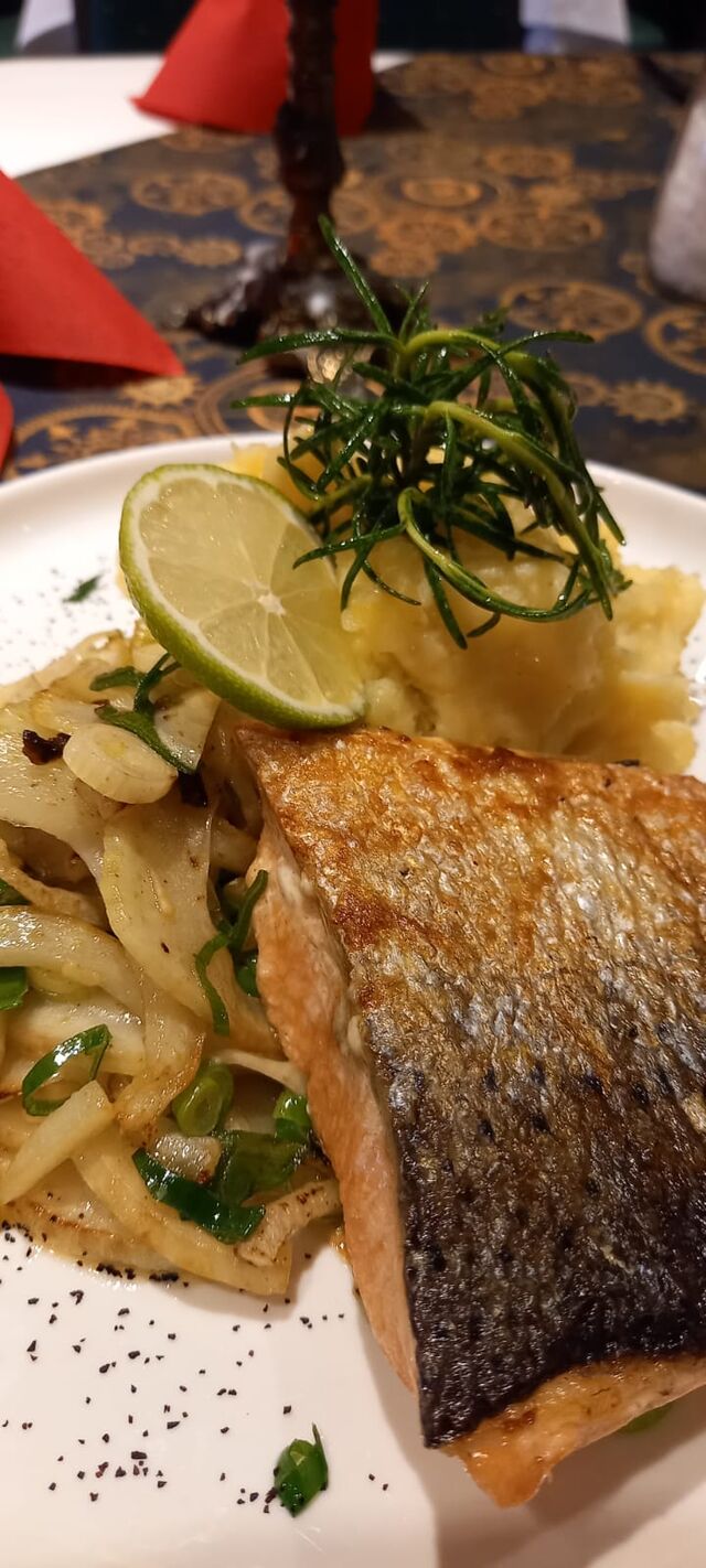 Lachsfilet mit Fenchel