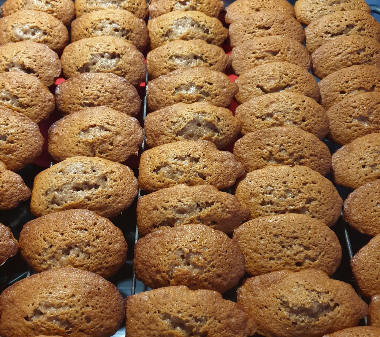 Madeleines chocolat au lait