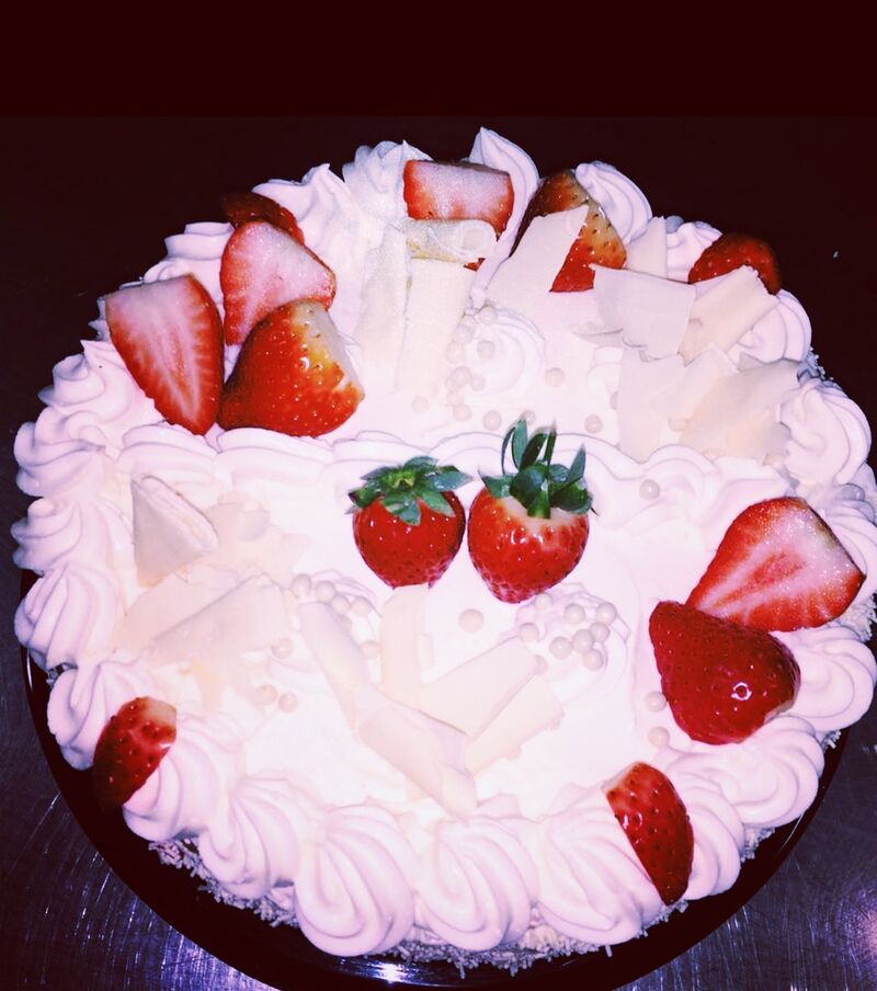 Gâteau crème fraise fraises ? 