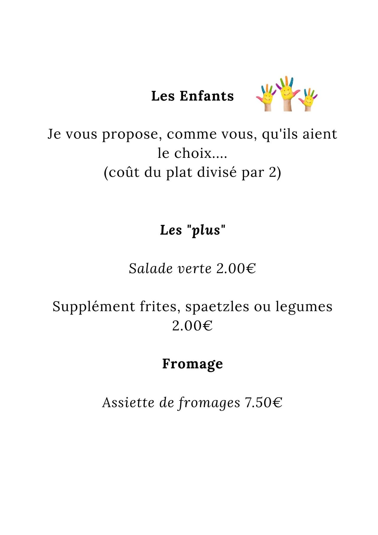 Les plats (suite) de cet automne 2022