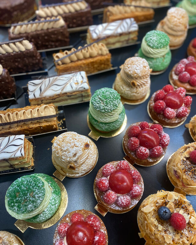 Vitrine pâtisserie