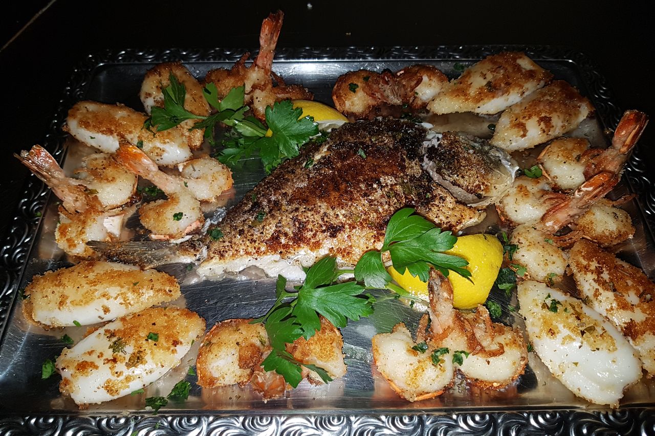 Fischplatte für 2 Personen