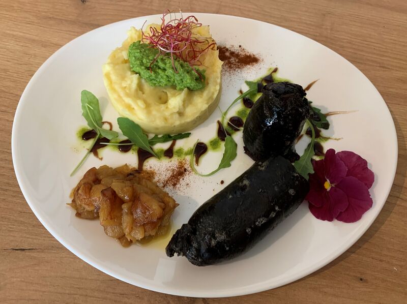 L'Odysée d'Aphtonite (Boudin noir aux pommes caramélisées)