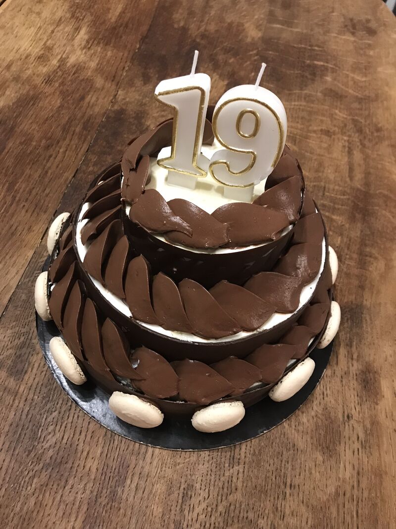 Pièce montée anniversaire 