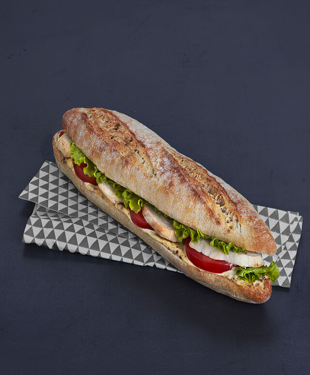 Sandwich poulet rôti