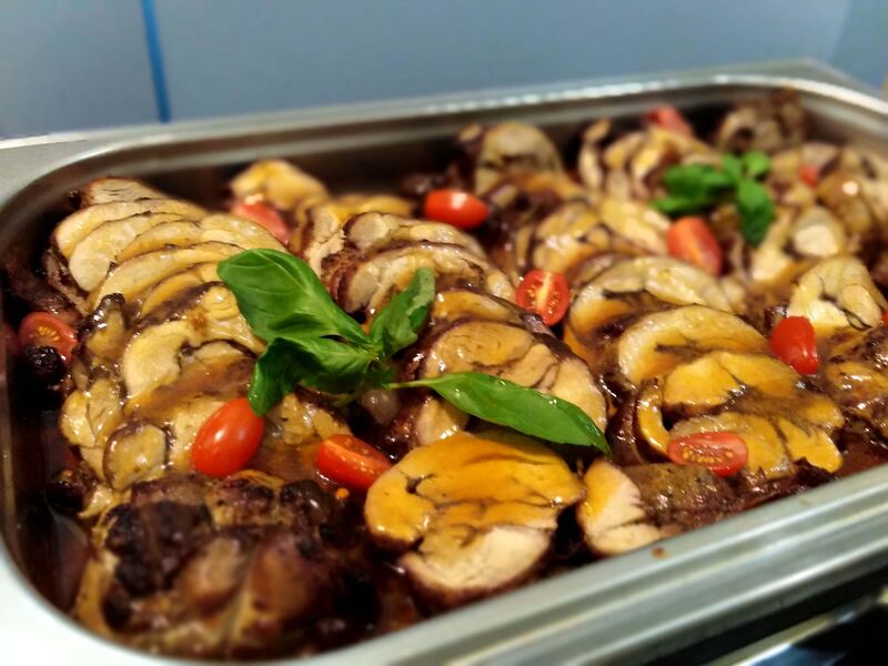 Lunch-Rolada z indyka w sosie morelowym