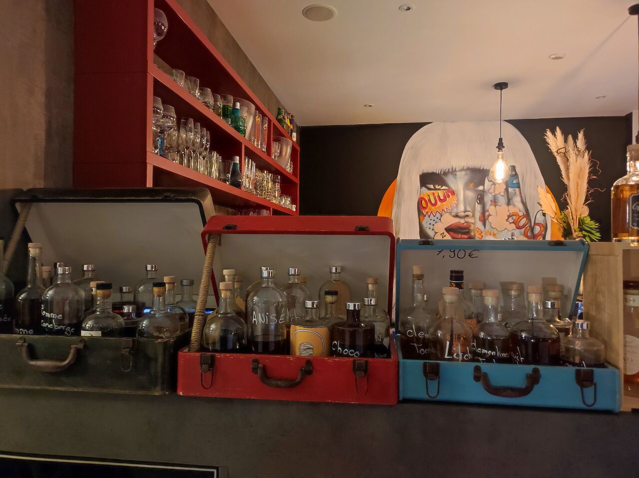 Grande variété de Rhums arrangés maison;-))