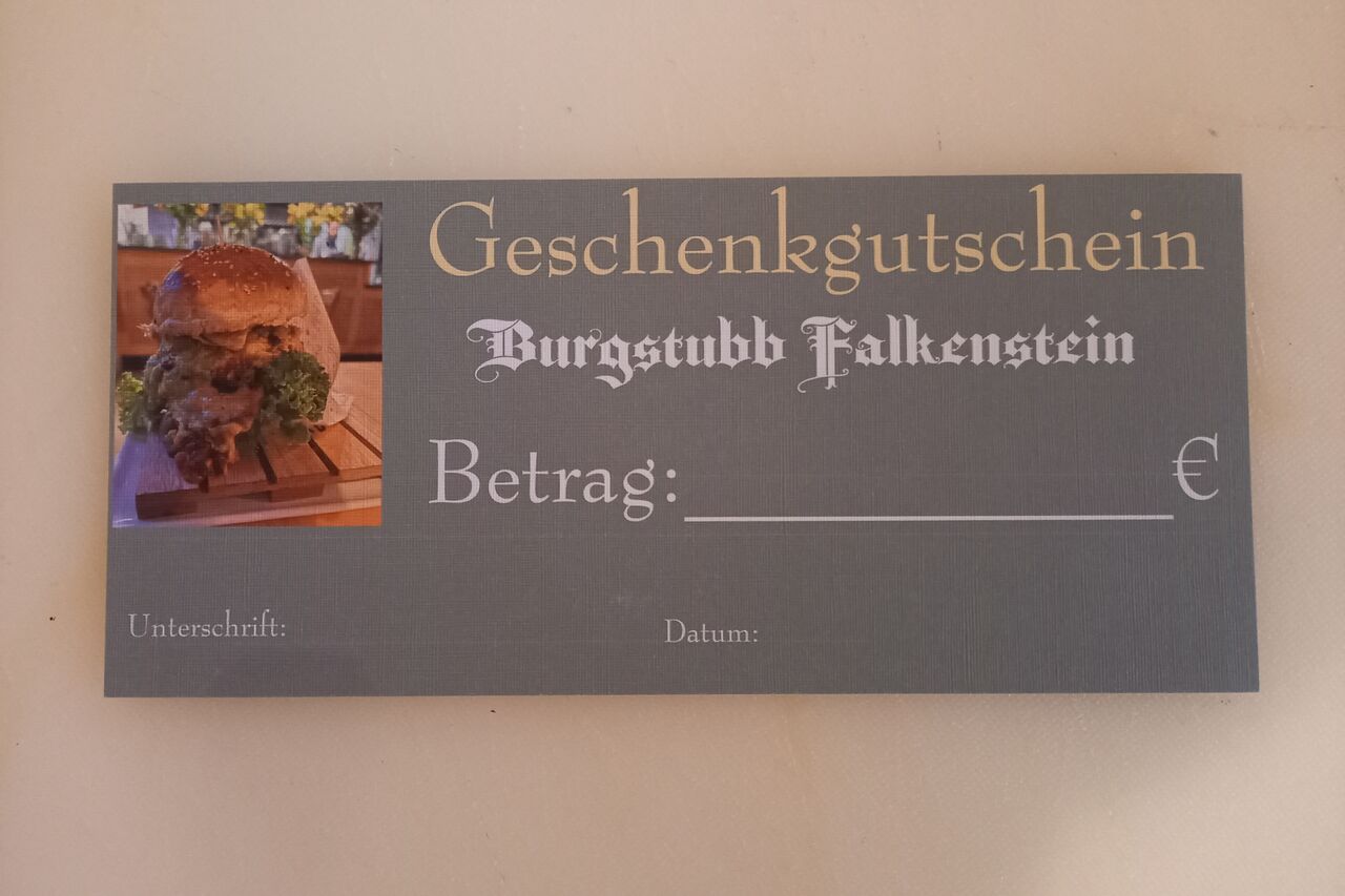 Gutscheine von der Burgstubb