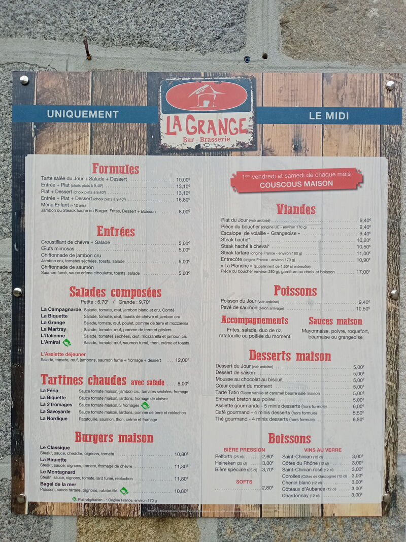 Notre nouvelle carte 2021
