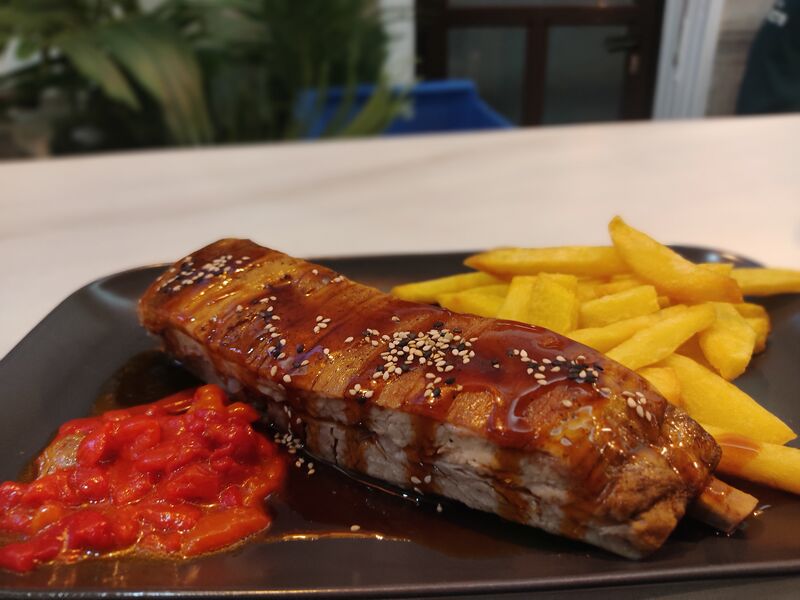 Costilla asada a baja temperatura