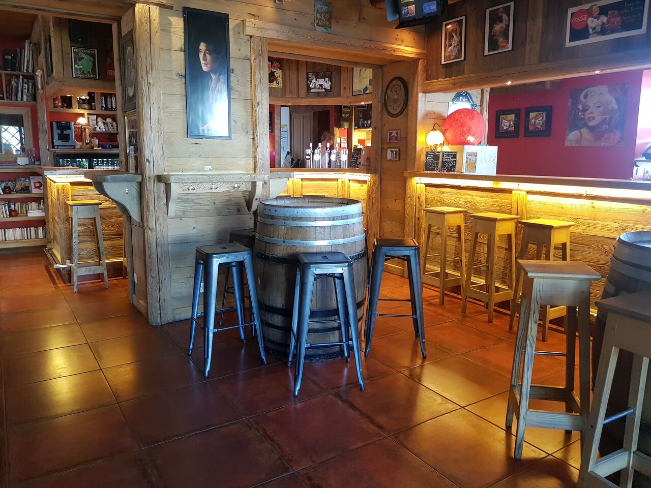 L'intérieur du bar