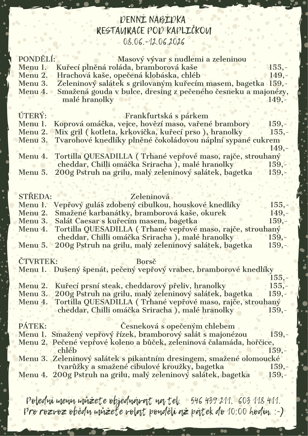 Denní menu