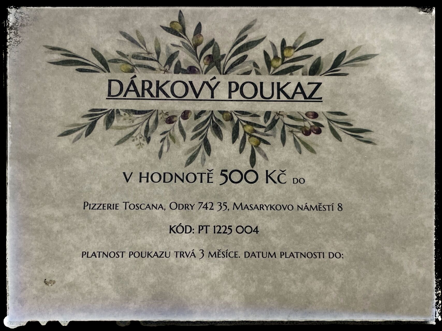 Poukaz na 500,-