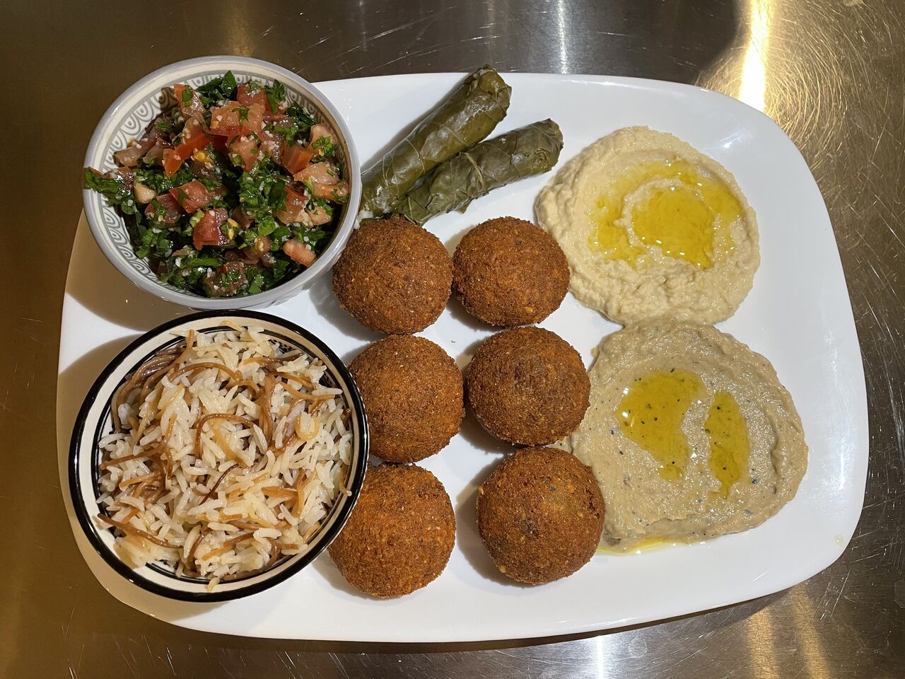 Assiette falafel