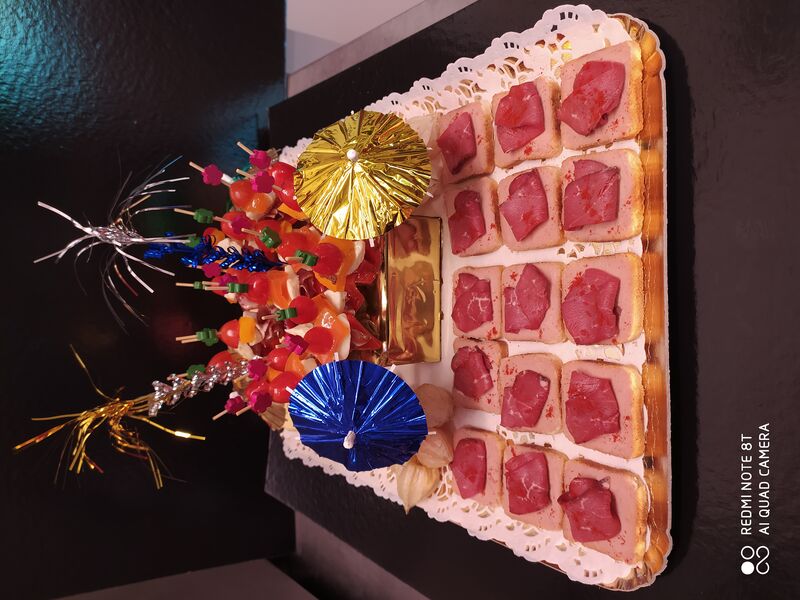 Plateau canapés/brochettes