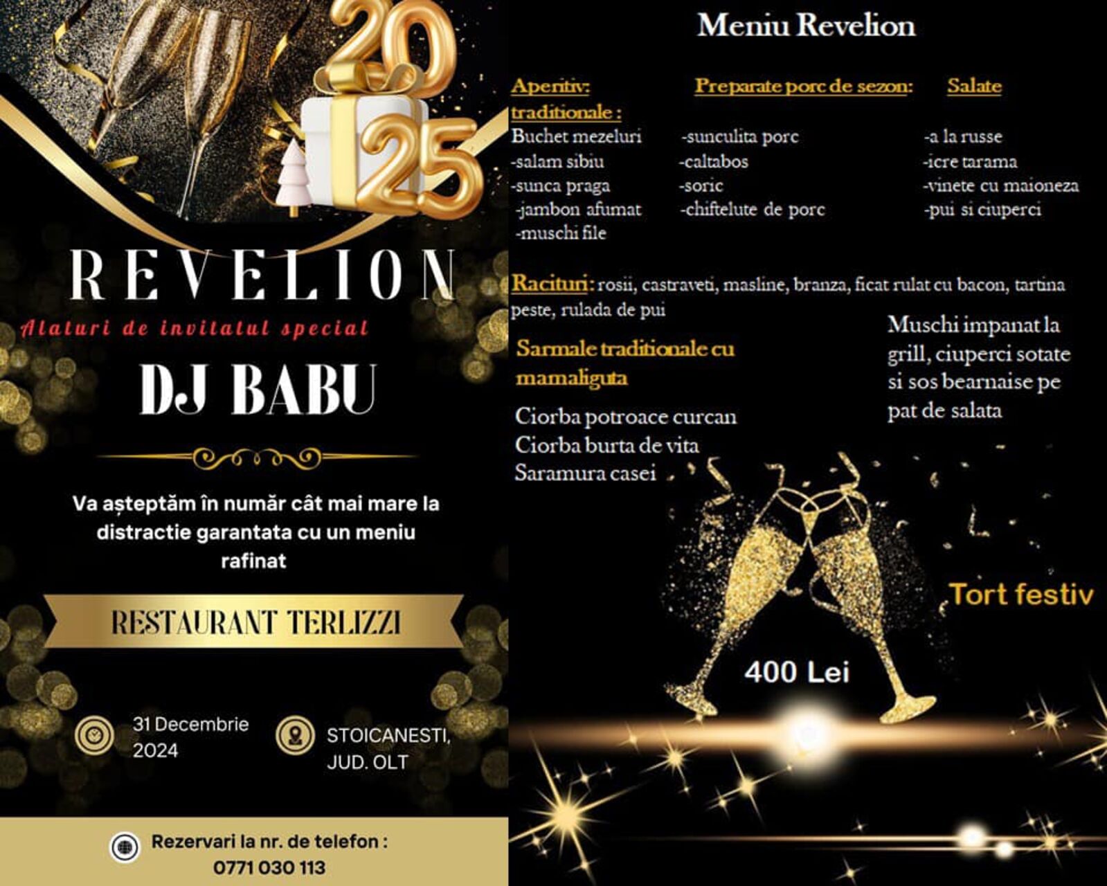 Revelion 2024 în Stil Exclusivist la Terlizzi