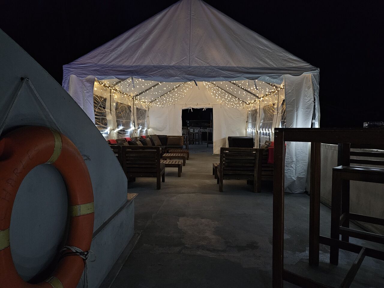 terrasse de nuit