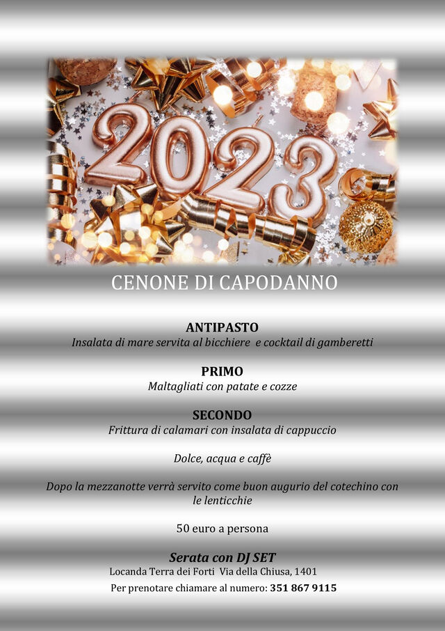 CENONE DI CAPODANNO