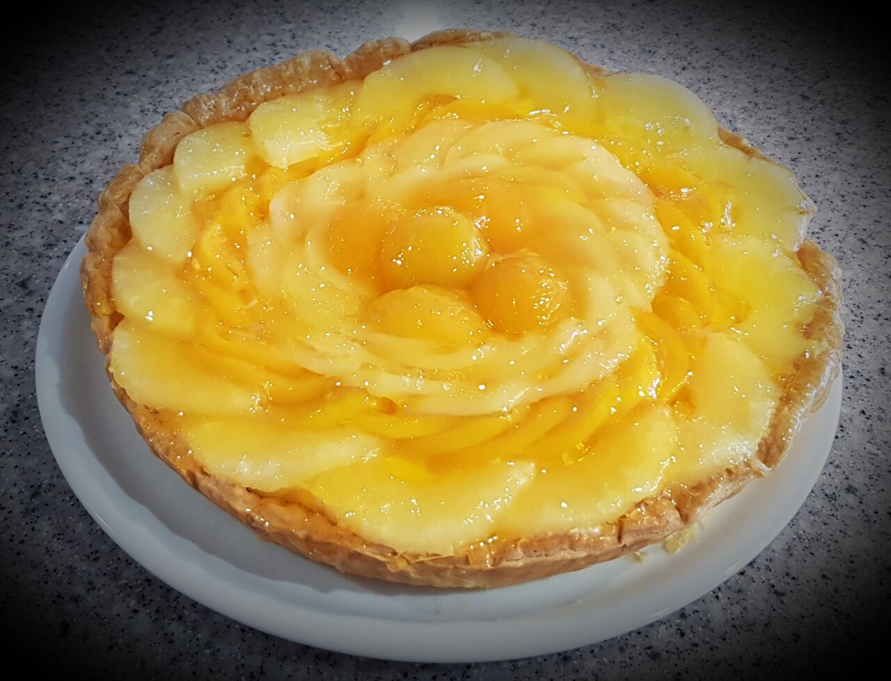 Tarte maison à l'ananas