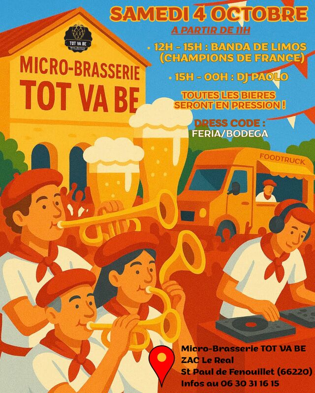 2 ans de la Micro-Brasserie TOT VA BE