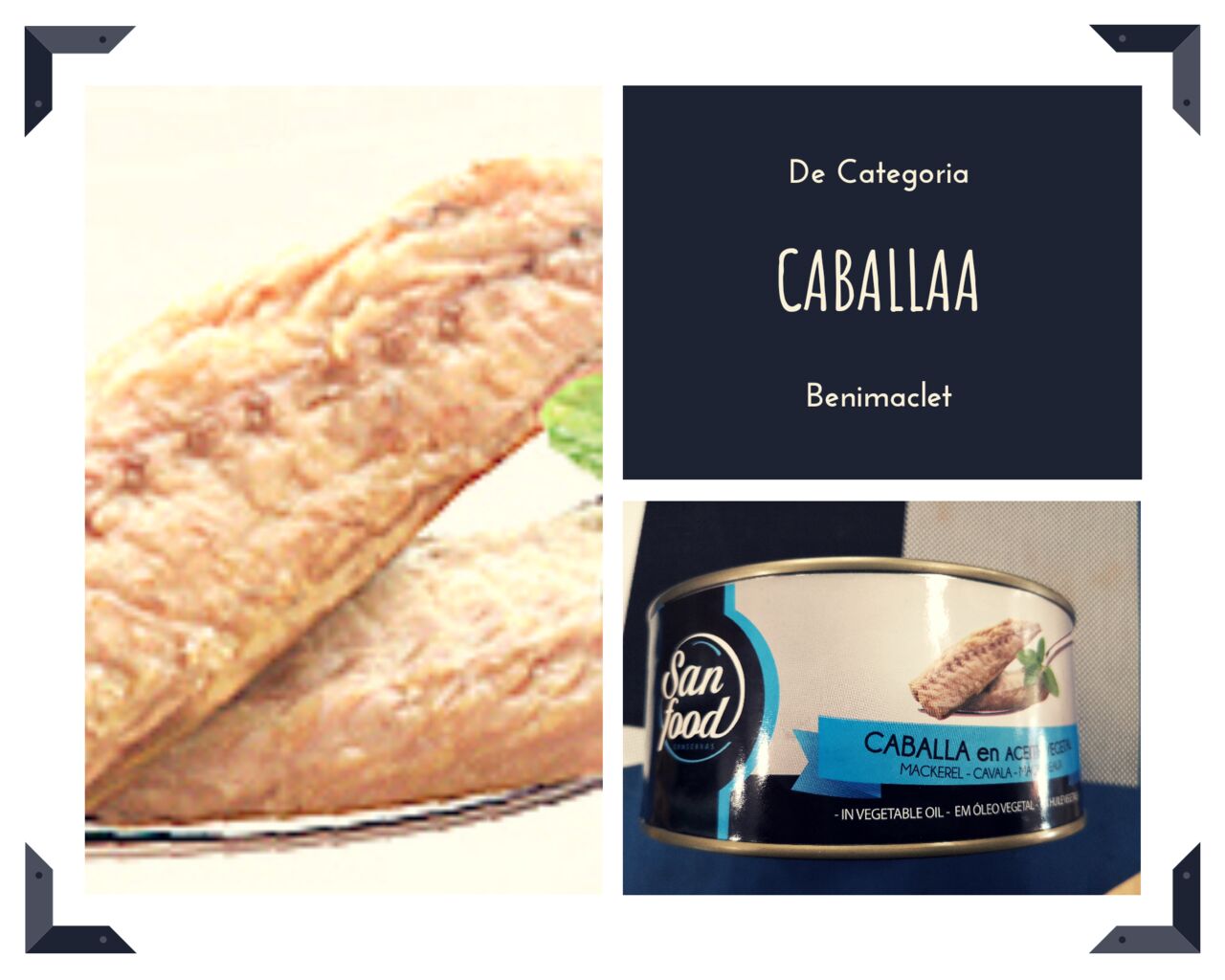 Caballa para combinar y tapear