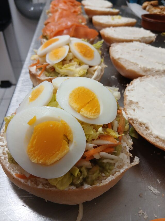 Avocado vege et truite fumée 