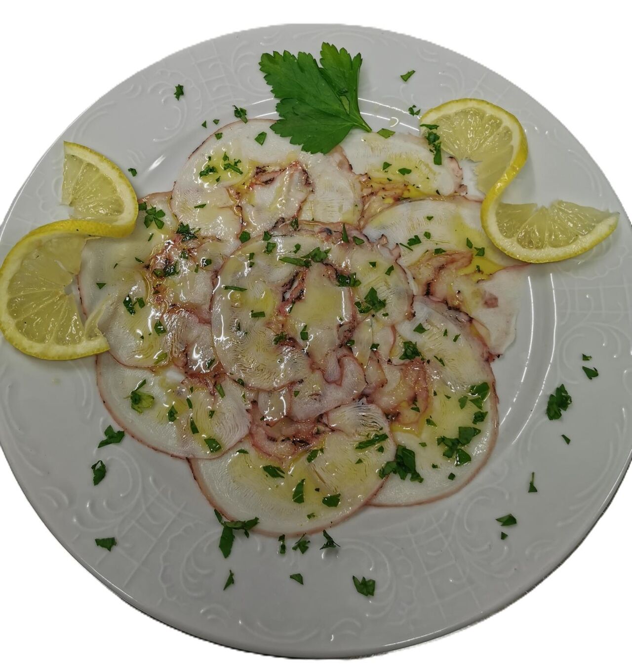 carpaccio di polpo
