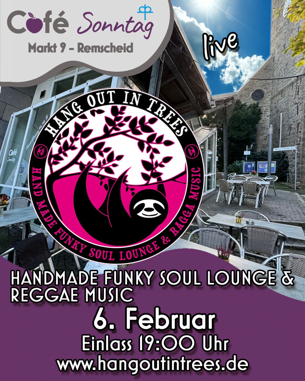 6.2 ab 19 uhr geöffnet! Livemusik ♥️