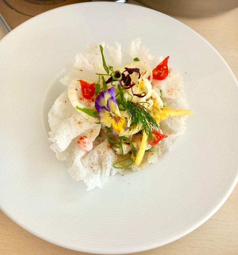 Tartare de bar aux agrumes