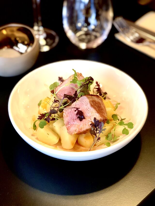 Mignon de porc fermier panais sauce paprika fumé